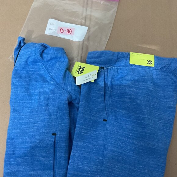 Boys median target Blue Heather Zip Hoodie & Jogger Set - Picture 11 of 11